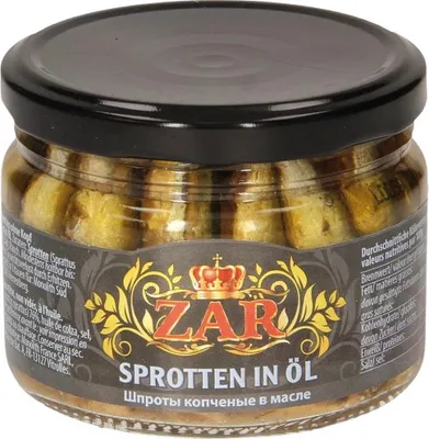 Produktbild von Zar Geräucherte Sprotten in Pflanzenöl 250g