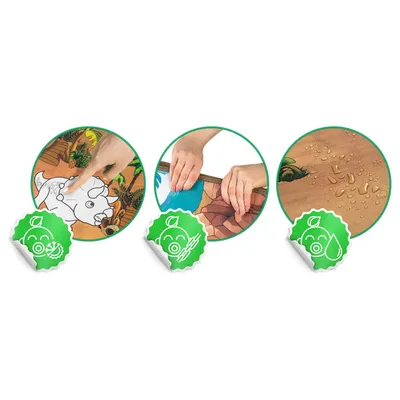 Produktbild von Ricokids RK-344 Schaumstoffmatte zum Malen, gerollt, 120 x 90 x 0,3 cm