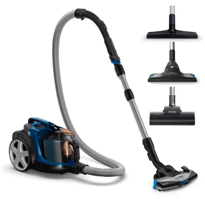 Produktbild von Philips PowerPro Expert Beutelloser Staubsauger, Turbobürste, 99.9 % Staubaufnahme, 900 W, Blau (FC9745/09)