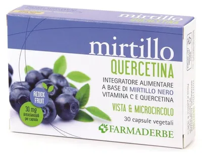 Obrázok produktu pre MIRTILLO QUERCETINA – 30 rastlinných kapsúl