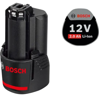 Obrázok produktu pre Bosch GBA 12V 2.0AH, Batérie, Lithium-ion (Li-ion), 2 Ah, 12 V, Bosch, Čierna