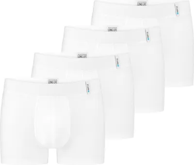 Produktbild von Schiesser 4er Pack Long Life Soft Retro Short / Pant Optimales Feuchtigkeitsmanagement dank ausgeglichenem Micromodal-Anteil, Verarbeitung, Reduzierte Pilling-Bildung und glatte gleichmäßige Oberfläche