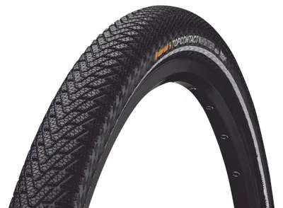 Image de Continental 0100713 Top CONTACT Winter II Premium pneus d'hiver, 37-622 (28x1 3/8x1 5/8'), pliable, noir/reflets