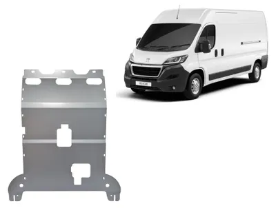 Immagine prodotto di Protezione sottoscocca in alluminio per motore e cambio per Peugeot Boxer