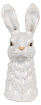 Obrázok produktu pre Váza Clayre & Eef Rabbit 13x14x33 cm biela keramika