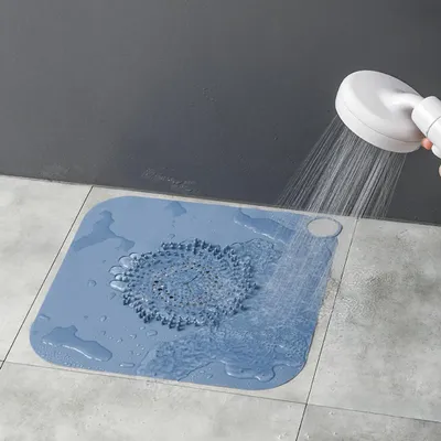 Produktbild von Duschabflussabdeckung, Silikon-Waschbecken-Haarfänger, Stopper für Badezimmer, Küche, Sieb, Filterstopfen, Heimschutz