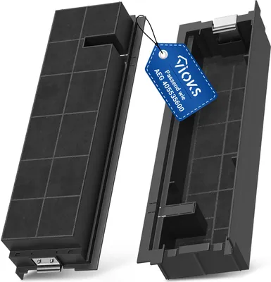 Produktbild von Kohlefilter 2x passend wie AEG 405535600/2 Type60 mit Rahmen für Dunstabzugshaube