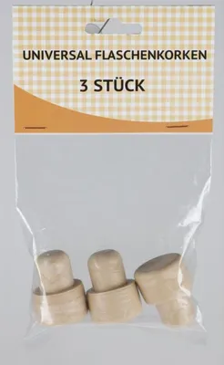 Produktbild von 30x 3er Set Flaschenkorken Kunststoff Ersatzdeckel 90 Stück