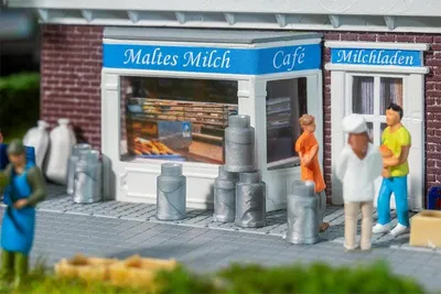 Produktbild von Faller 180879 - 1/87 / H0 10 Milchkannen - Neu