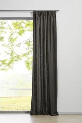 Produktbild von mydeco Schlaufenvorhang taupe 135x245 cm halbtransparent Vorhang Gardine