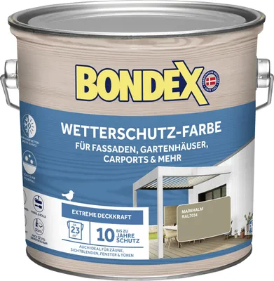 Produktbild von Bondex Wetterschutzfarbe 2,5 L marehalm