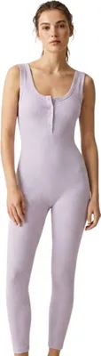 Immagine prodotto di Zara Limitless Contour Catsuit da donna, modello sciancrato, viola, taglia M/L
