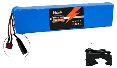 Obrázok produktu pre Batéria pre elektrické skútre, 36V, 100 000 mAh, lítiovo-iónová technológia, nabíjačka T-DC