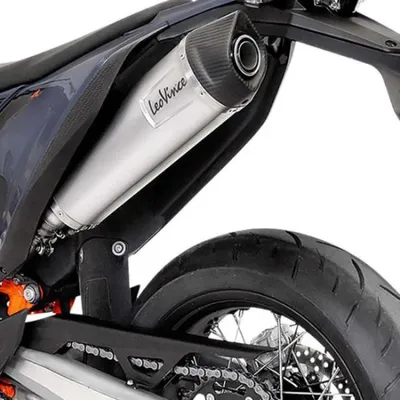 Produktbild von Leovince One Evo Ktm 14363e Stainless Steel Nicht Homologierter Slip-on-schalldämpfer Silber Not Homologated Silber Not Homologated