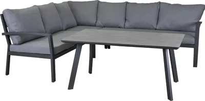 Produktbild von LC Garden »Bondino« Dining Speiseloungeset inkl. Esstisch anthrazit