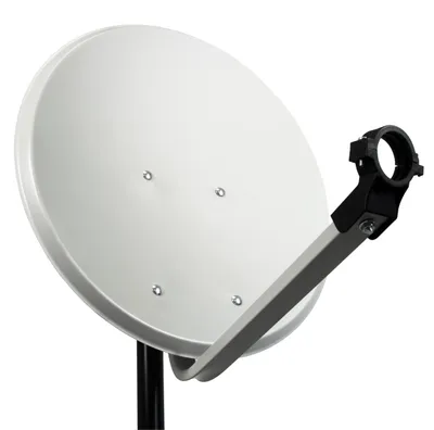 Produktbild von PremiumX PXS45 Satellitenschüssel 45cm Stahl Hellgrau Satellitenantenne SAT Spiegel