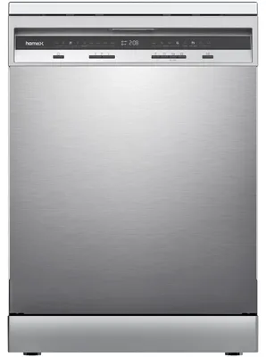Produktbild von homeX DWFS601442A-S Geschirrspüler 60 cm, Spülmaschine freistehend - 14 Maßgedecke, 9 Programme, AquaStop, Unterbaufähig