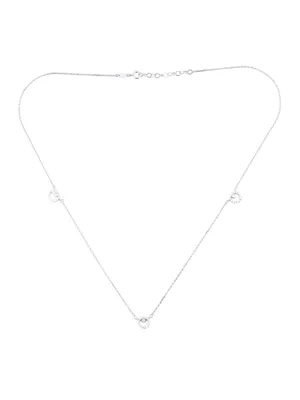 Produktbild von MIAMAR 1166505 Damen Collier 14 Karat (585) Weißgold weiß