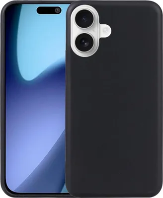 Immagine prodotto di Per Apple iPhone 17 Custodia protettiva in silicone TPU Copertura flessibile ultra sottile nera