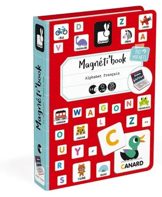 Produktbild von Janod Magnetbuch - Alphabet Französisch Lernspielzeug