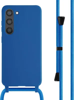 Image de imoshion Étui en silicone avec cordon pour le Samsung Galaxy S23 - Bleu