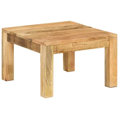 Immagine prodotto di Tavolino The Living Store 55x55x35 cm in legno massiccio di mango
