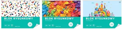 Immagine prodotto di INTERDRUK Blok rysunkowy A3, 20 kartek, 10 sztuk