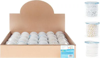 Produktbild von Dekorative Schnüre Craft with Fun MIX Farben 10 m