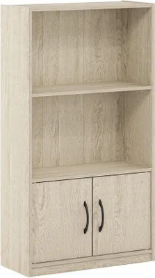 Produktbild von Famanu Bücherregal 3-lagig mit 2 Türen - Grünes Design