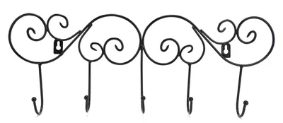 Produktbild von Kleiderhaken zum Aufhängen an der Tür, Wand, Küche, Badezimmer, mit 5 Halterungen für Handtuch, Kleidung, Hut