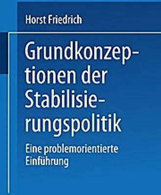 Produktbild von Grundkonzeptionen der Stabilisierungspolitik