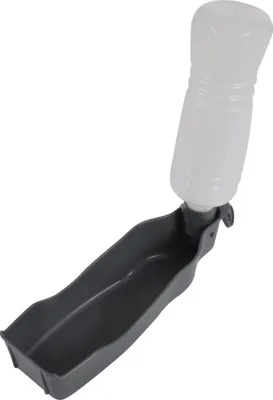 Image de Bouteille d'eau pour chien, 500 ml, gris foncé