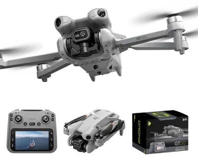 Image de Drone Zimilo 4K avec caméra et télécommande dotée d'un écran de 5,64 pouces, détection d'obstacles à 360°, stabilisation EIS, moteur sans balais, FPV Wi-Fi, 2 batteries