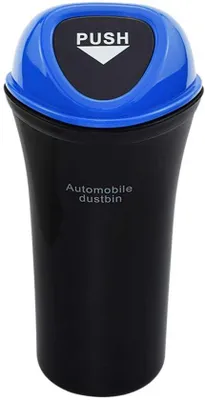 Produktbild von Solidchoice – Mülleimer für Autos, Mini-Aufbewahrungsbox, blau