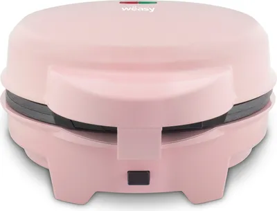 Produktbild von Wëasy KID400 4-in-1-Kuchenmaschine, Donut-Maschine für Muffins, Waffeln, 700W, rosa