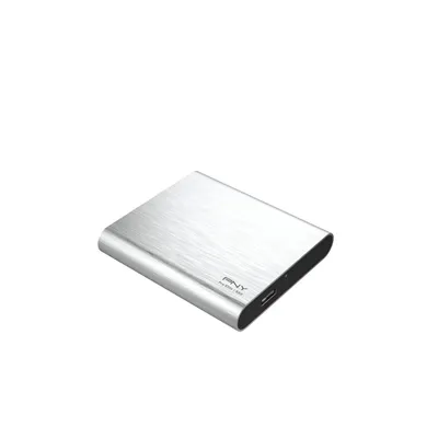 Zdjęcie produktu dla PNY Pro Elite, 250 GB, 2.5", USB Type-C, 3.2 Gen 2 (3.1 Gen 2), 880 MB/s, Srebrny