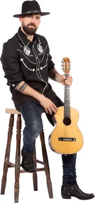 Produktbild von Schwarzes Rockabilly Hemd für Herren