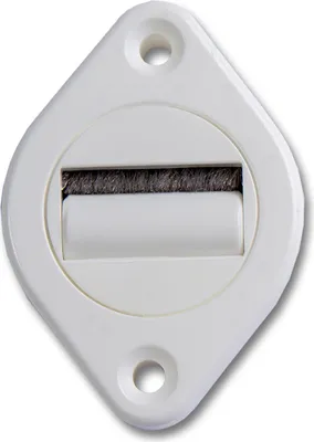 Produktbild von INOVATEC Rollladen-Gurtführung 360° drehbar mit Bürste für 23 mm Maxi Gurtband weiß