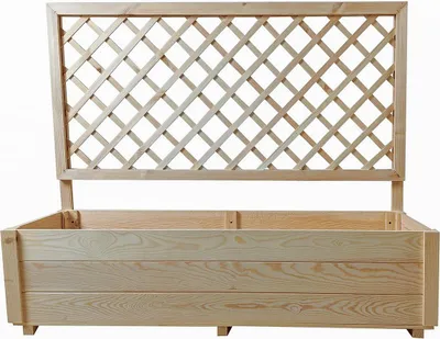 Obrázek produktu pro Dřevěný květináč "Orpin" s mříží - 98 x 34 x 104 cm