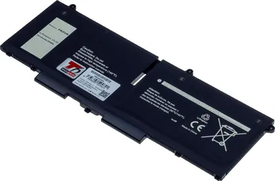 Image de Batterie T6 Power pour ordinateur portable Dell, numéro de pièce 07KRV, Li-Poly, 15,2 V, 3810 mAh (58 Wh), noir