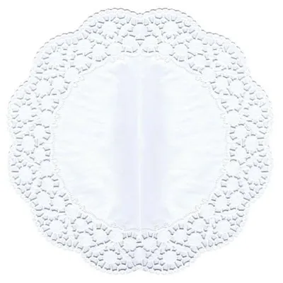 Produktbild von Papstar Tortenspitzen rund Ø 36 cm weiß, 25 x 6 Stück