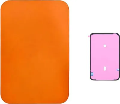 Produktbild von OEM iPhone 17 Pro Max Akkudeckel Backcover Rückseite Glas + Dichtung Orange