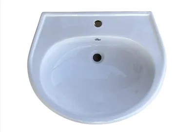 Produktbild von sanicomfort Waschtisch-Komplettset 60 cm mit WT-Armatur, Röhrensiphon und Eckventilen
