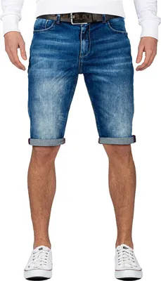Produktbild von Cipo & Baxx Herren Regular Fit Kurze Hose Stonewashed CK184 Blue W38