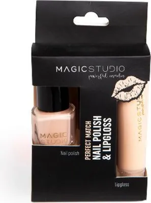 Produktbild von Magic Studio | Kosmetikset - Lippenstift und Nagellack - 4 Farben zur Auswahl - Perfektes Geschenk