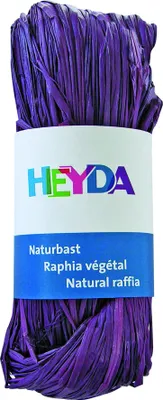 Produktbild von Naturbast 50g violett Packung mit 5 Stück