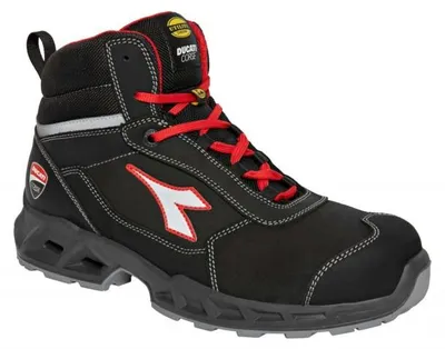 Produktbild von Ducati Sicherheitsstiefel Shark Engine S3S black/red nach EN ISO 20345:2022 S3S ESD FO SR schwarz  Größe 39