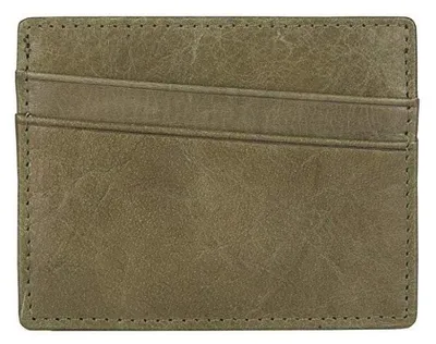 Produktbild von RFID-Blockierung Kartenhalter aus echtem Leder