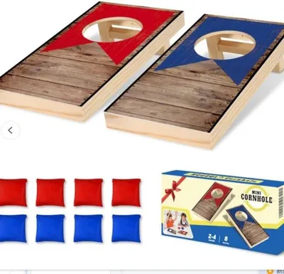 Zdjęcie produktu dla Mini zestaw do gry w cornhole do użytku domowego