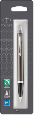 Produktbild von Parker 1975561, Clip, Clip-on-Einziehkugelschreiber, Nachfüllbar, Schwarz, 1 Stück(e), Medium